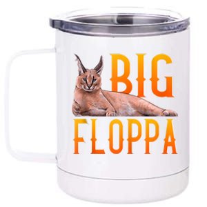 Big Floppa Meme Cute Caracal Cat Ank Op 12 oz Stainless Steel Tumbler Cup