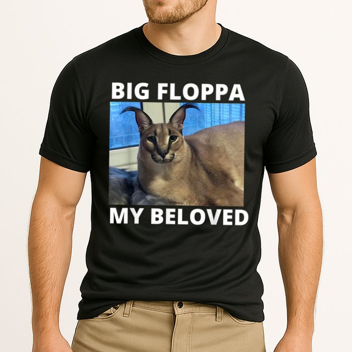 Big Floppa My Beloved Caracal Cat Meme Cooling Performance Crew T-Shirt