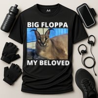 Big Floppa My Beloved Caracal Cat Meme Cooling Performance Crew T-Shirt