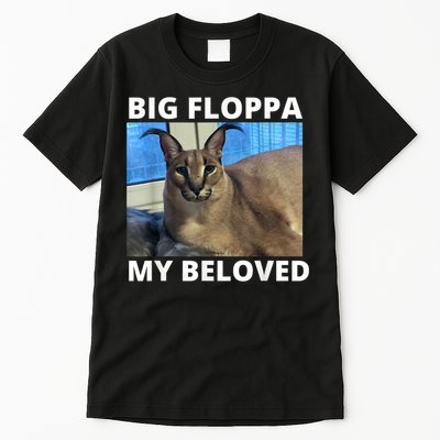 Big Floppa My Beloved Caracal Cat Meme Tall T-Shirt