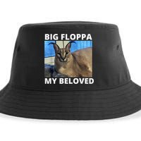 Big Floppa My Beloved Caracal Cat Meme Sustainable Bucket Hat