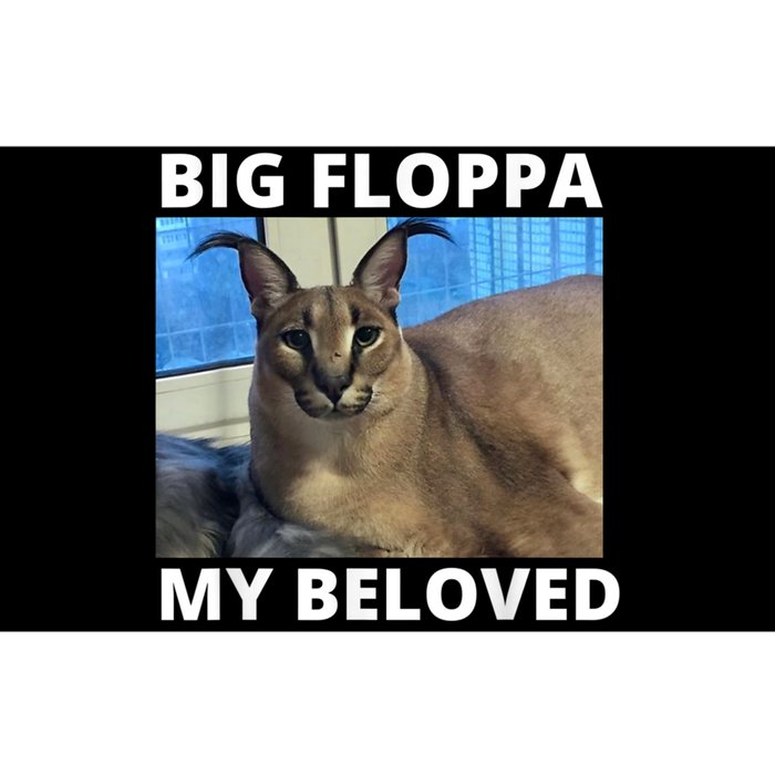 Big Floppa My Beloved Caracal Cat Meme Bumper Sticker