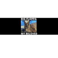 Big Floppa My Beloved Caracal Cat Meme Bumper Sticker