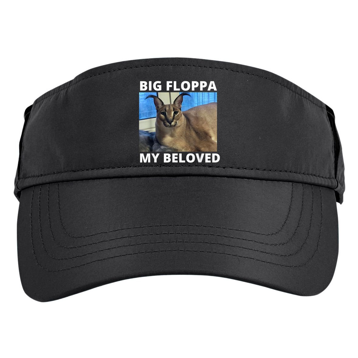 Big Floppa My Beloved Caracal Cat Meme Adult Drive Performance Visor