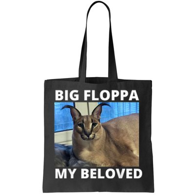 Big Floppa My Beloved Caracal Cat Meme Tote Bag