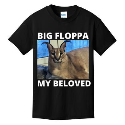 Big Floppa My Beloved Caracal Cat Meme Kids T-Shirt