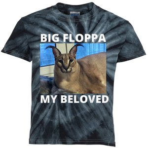 Big Floppa My Beloved Caracal Cat Meme Kids Tie-Dye T-Shirt