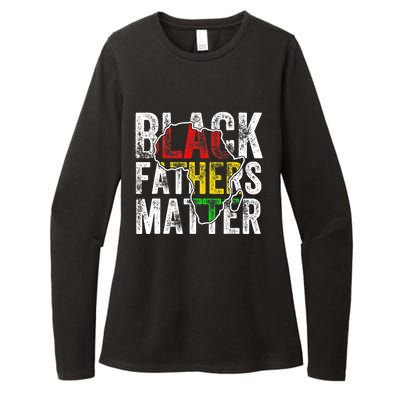 Black Fathers Matter Black Pride Month Fathers Day Womens CVC Long Sleeve Shirt