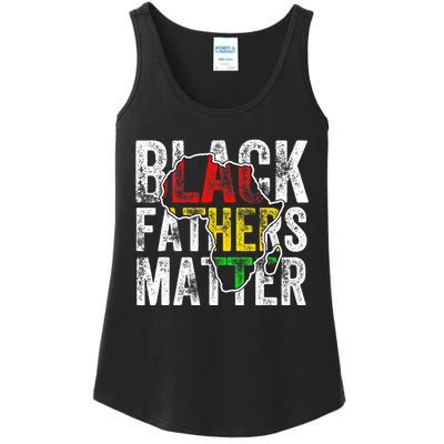 Black Fathers Matter Black Pride Month Fathers Day Ladies Essential Tank