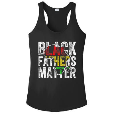 Black Fathers Matter Black Pride Month Fathers Day Ladies PosiCharge Competitor Racerback Tank