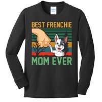 Best Frenchie Mom Ever Kids Long Sleeve Shirt