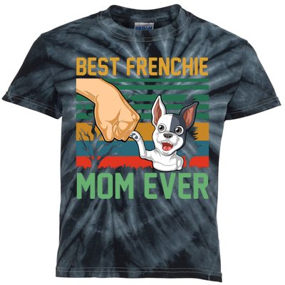 Best Frenchie Mom Ever Kids Tie-Dye T-Shirt