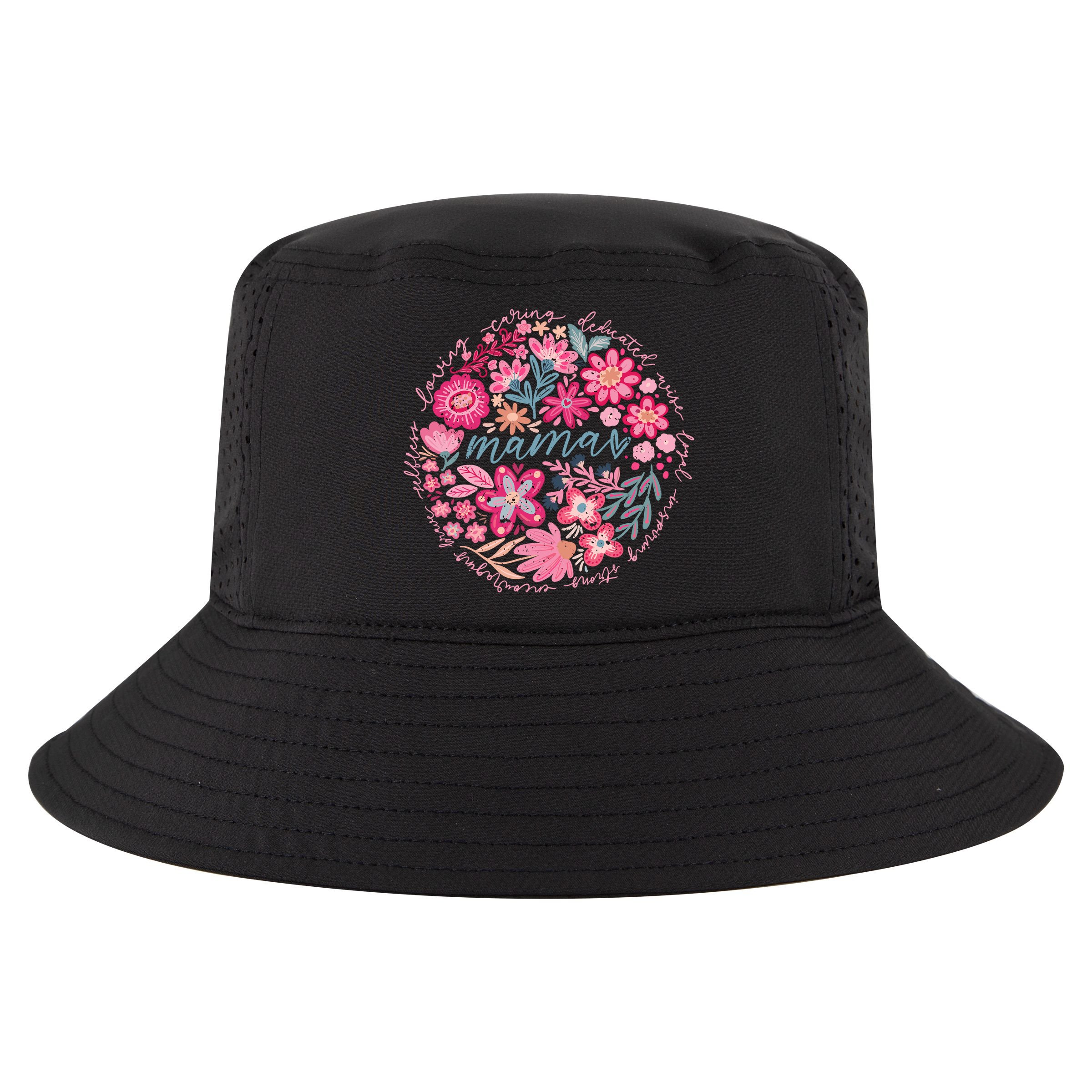 Boho Floral Mama She Is Mom Mothers Day Cool Comfort Performance Bucket Hat