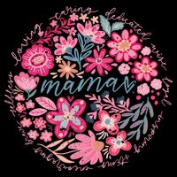 Boho Floral Mama She Is Mom Mothers Day Womens Tank Top