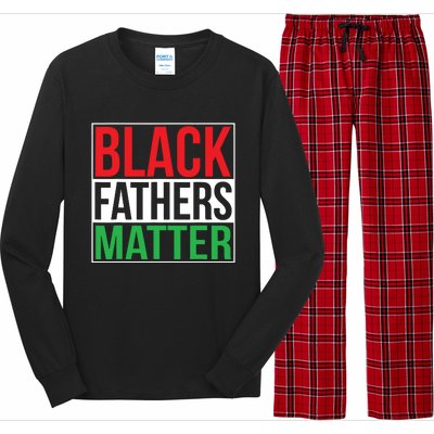 Black Fathers Matter Family Civil Rights Dad Long Sleeve Pajama Set