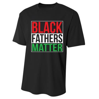 Black Fathers Matter Family Civil Rights Dad Performance Sprint T-Shirt