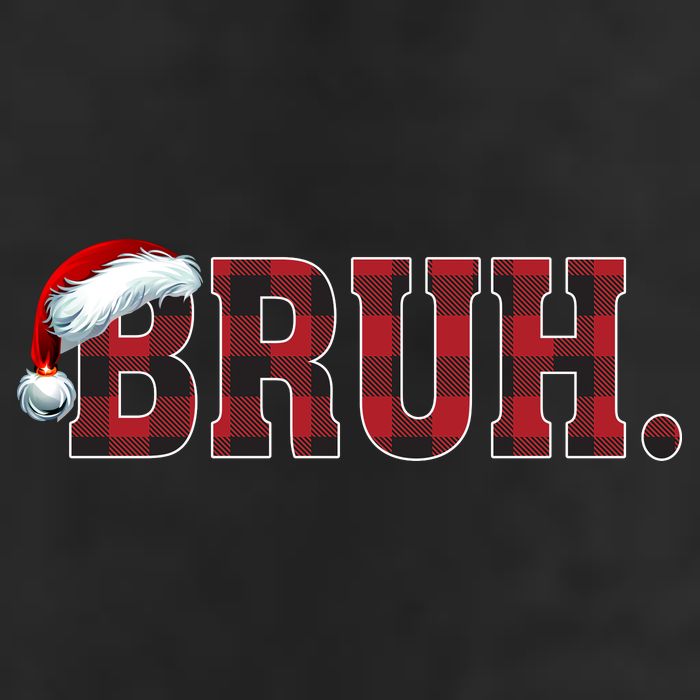 Bruh Funny Merry Christmas Buffalo Plaid Family Matching Pjs Cool Comfort Performance Bucket Hat