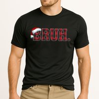 Bruh Funny Merry Christmas Buffalo Plaid Family Matching Pjs Performance Shirt