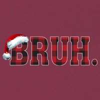Bruh Funny Merry Christmas Buffalo Plaid Family Matching Pjs 16oz Travel Tumbler