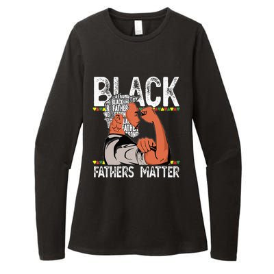 Black Fathers Matter Dope Black Dad King Fathers Day Womens CVC Long Sleeve Shirt