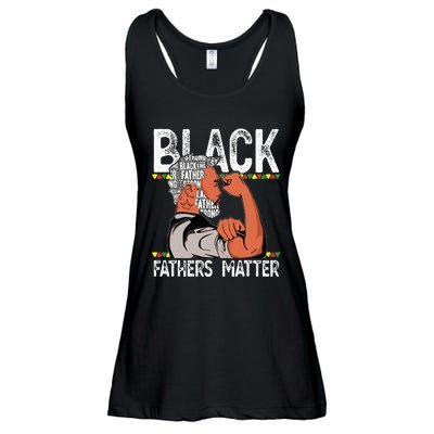 Black Fathers Matter Dope Black Dad King Fathers Day Ladies Essential Flowy Tank