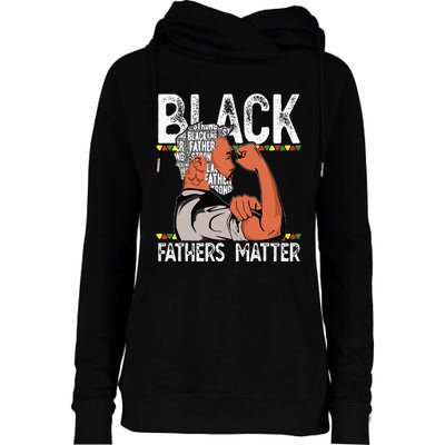 Black Fathers Matter Dope Black Dad King Fathers Day Womens Funnel Neck Pullover Hood