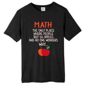 Best Funny Math Teacher Joke Humor Science Fun Math Pun Tall Fusion ChromaSoft Performance T-Shirt