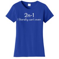 Best Funny Math Teacher Joke Humor Science Fun Math Pun Women's T-Shirt