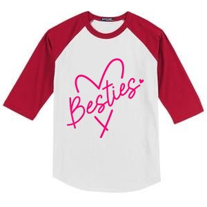 Best Friend Matching Bestie Bff Sister Cousin Kids Colorblock Raglan Jersey