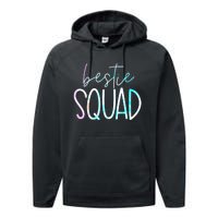 Best Friend Matching Squad Tie Dye Bestie Bff Performance Fleece Hoodie