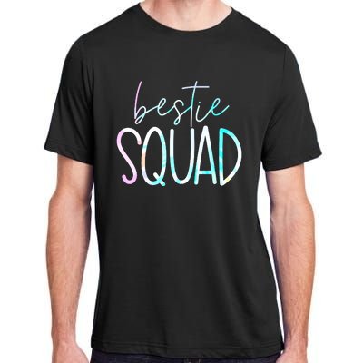 Best Friend Matching Squad Tie Dye Bestie Bff Adult ChromaSoft Performance T-Shirt