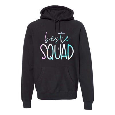 Best Friend Matching Squad Tie Dye Bestie Bff Premium Hoodie