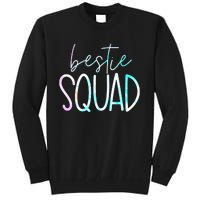 Best Friend Matching Squad Tie Dye Bestie Bff Tall Sweatshirt