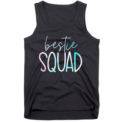 Best Friend Matching Squad Tie Dye Bestie Bff Tank Top