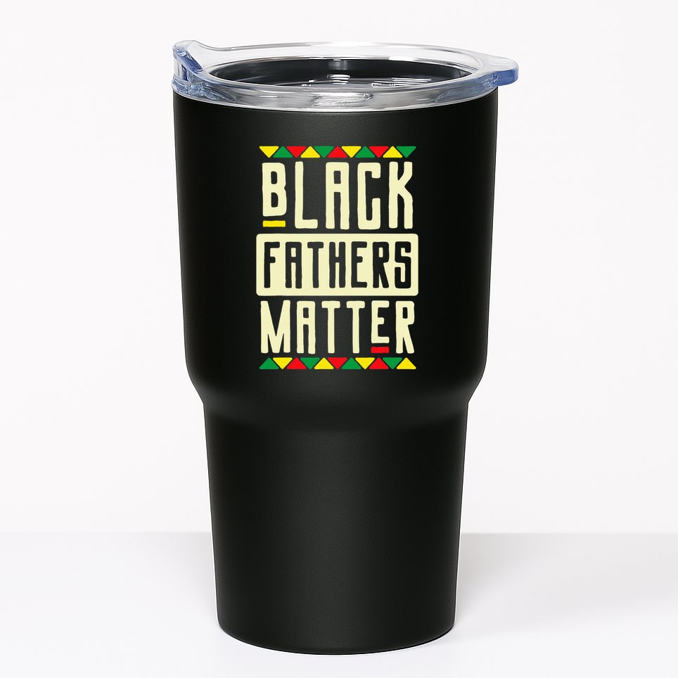 Black Fathers Matter Blm Pride African American Dad Tumbler