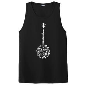 Banjo Flower Minimalist Music PosiCharge Competitor Tank