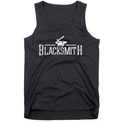 Blacksmith Farrier Metal Iron Forging Blacksmithing Tank Top