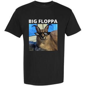 Big Floppa Meme Cat Garment-Dyed Heavyweight T-Shirt