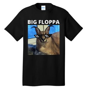 Big Floppa Meme Cat Tall T-Shirt