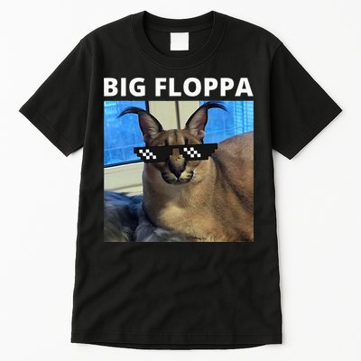 Big Floppa Meme Cat Tall T-Shirt