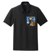 Big Floppa Meme Cat Dry Zone Grid Polo