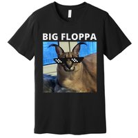 Big Floppa Meme Cat Premium T-Shirt