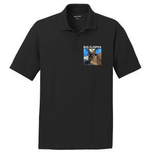 Big Floppa Meme Cat PosiCharge RacerMesh Polo