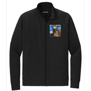 Big Floppa Meme Cat Stretch Full-Zip Cadet Jacket