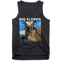 Big Floppa Meme Cat Tank Top