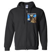 Big Floppa Meme Cat Full Zip Hoodie