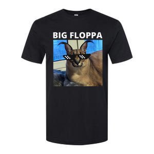 Big Floppa Meme Cat Softstyle CVC T-Shirt