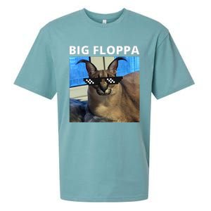 Big Floppa Meme Cat Sueded Cloud Jersey T-Shirt