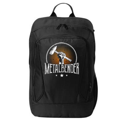 Blacksmith Funny Metalbender Metal Forging Blacksmithing City Backpack