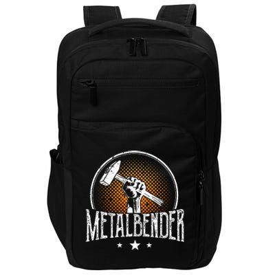 Blacksmith Funny Metalbender Metal Forging Blacksmithing Impact Tech Backpack